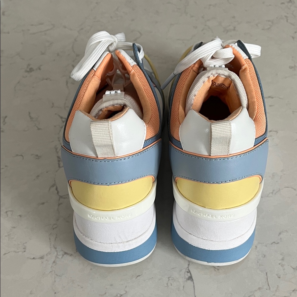 Michael Kors Multicolor Wedge Women's Sneakers - Picture 10 of 11